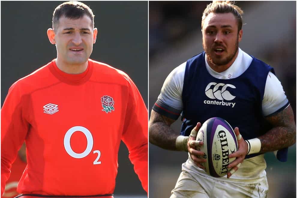 Jonny May (left) and Jack Nowell have earned England call-ups (Adam Davy/PA)