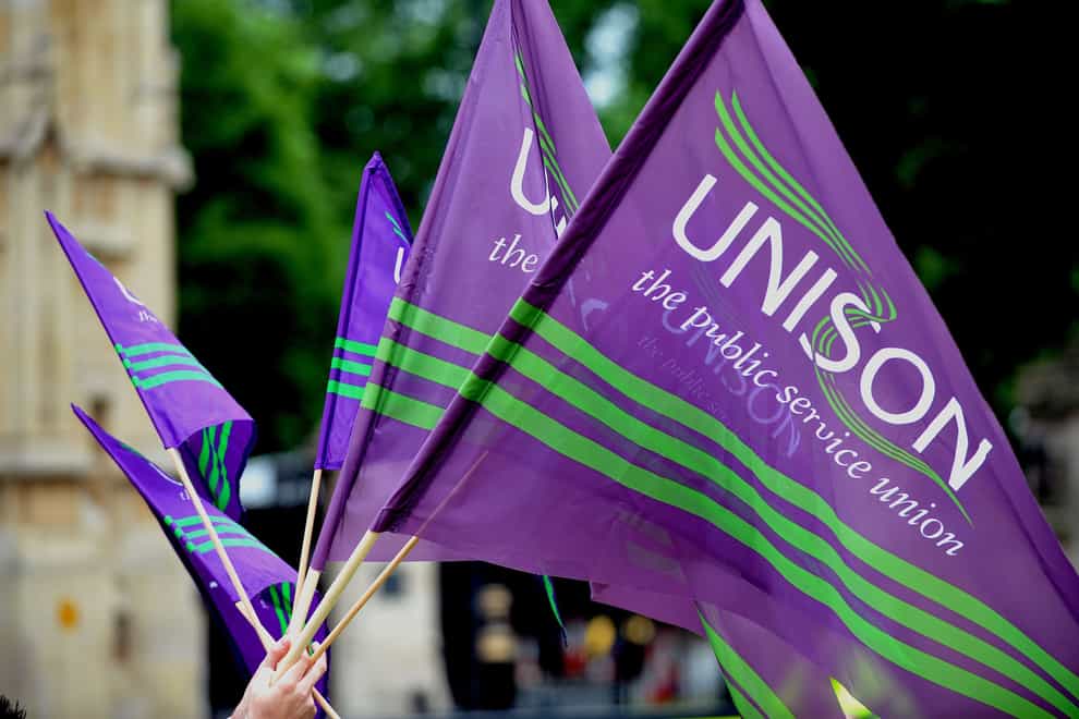 Unison said only a ‘significant’ rise will help protect council services (Nick Ansell/PA)