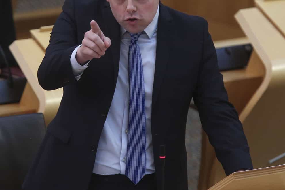 Douglas Ross said he was voting against the Prime Minister (Fraser Bremner/Scottish Daily Mail/PA)
