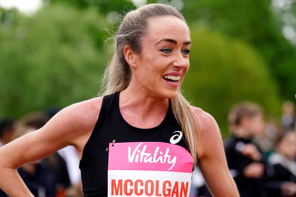 Eilish McColgan beat her mother’s record at a meeting in Holland (Adam Davy/PA)