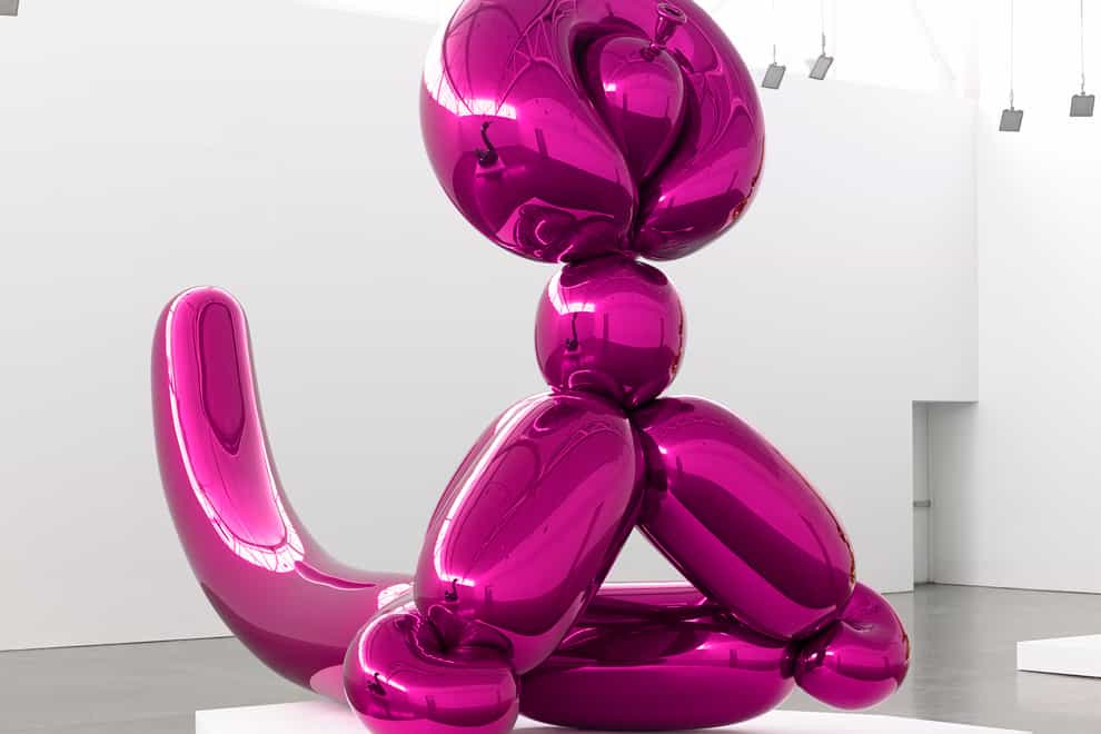 Jeff Koons’ sculpture to be auctioned to raise millions for Ukraine humanitarian effort (Christie’s/PA)
