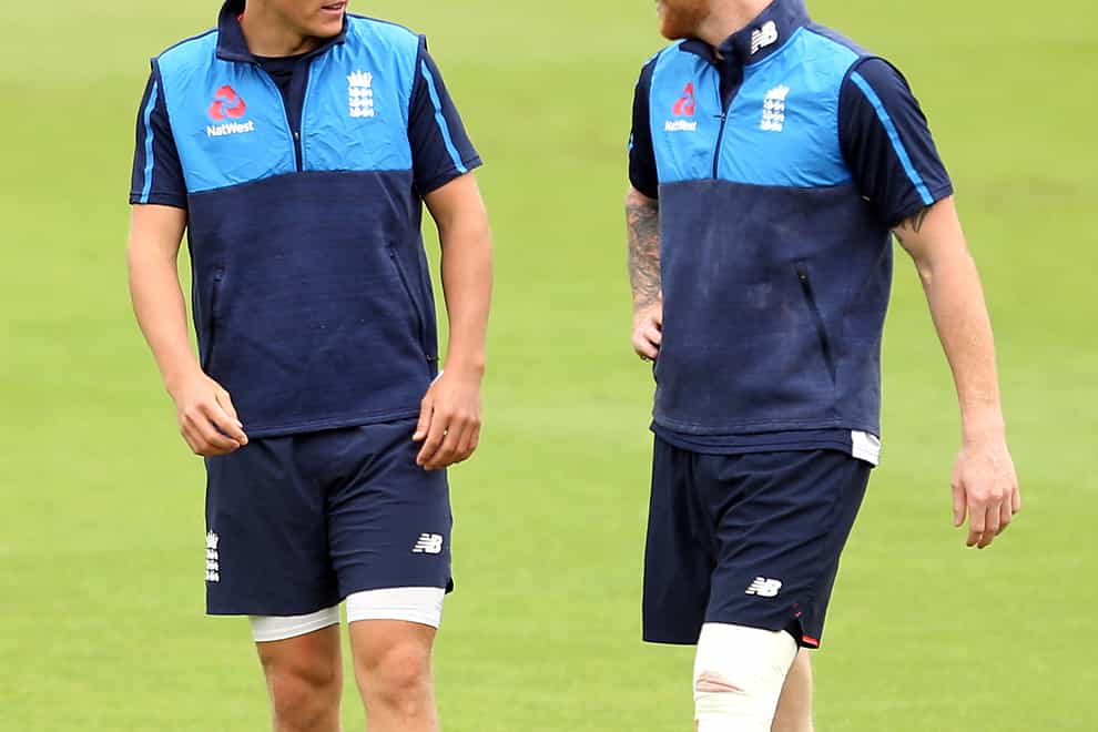 Sam Curran, left, and Ben Stokes during a nets session (Steven Paston/PA)