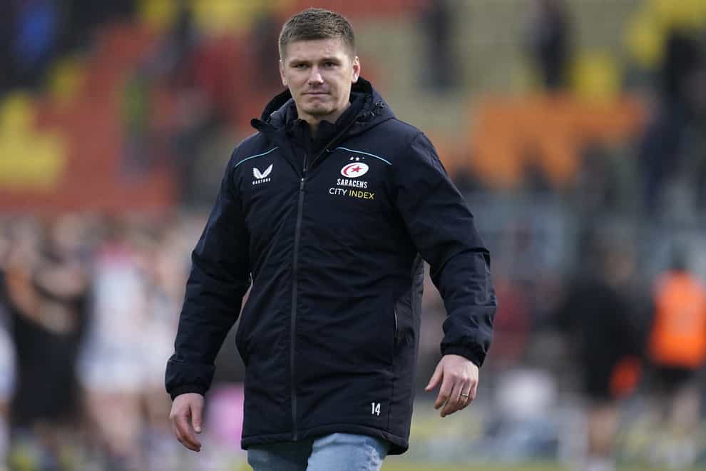 Owen Farrell has been in strong form for Saracens after battling back from successive ankle injuries (Andrew Matthews/PA)