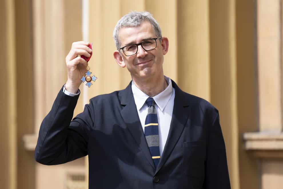Edmund de Waal was made a CBE during an investiture ceremony at Buckingham Palace (Kirsty O’Connor/PA)