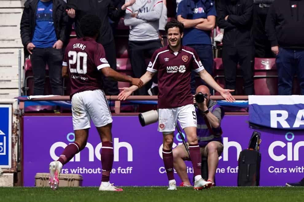 Peter Haring is staying at Hearts (Andrew Milligan/PA)