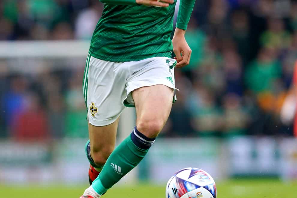 Conor Bradley has taken major strides with Northern Ireland and Liverpool in the last year (Brian Lawless/PA)
