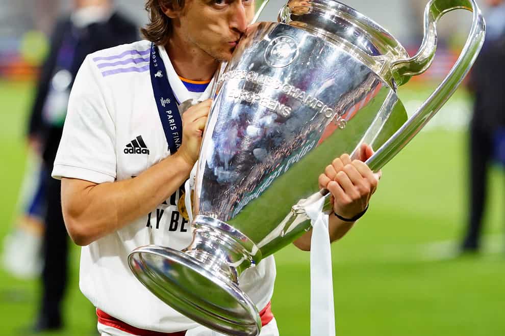 Luka Modric has won the Champions League five times with Real Madrid (Adam Davy/PA)