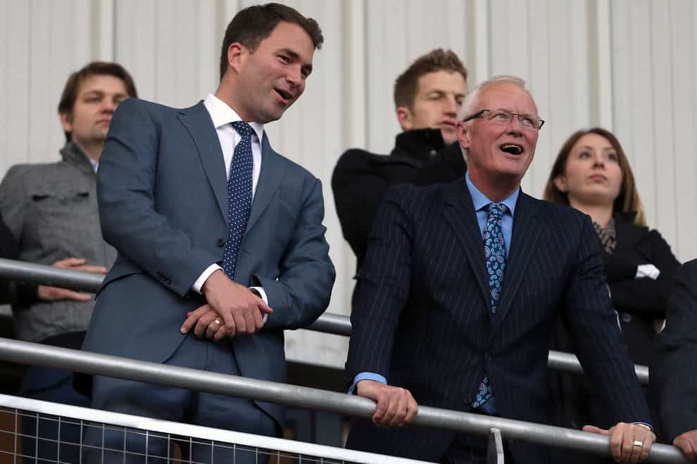 Eddie Hearn wanted a better birthday message off his dad Barry (Stephen Pond/PA)