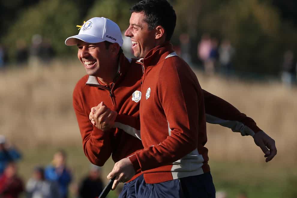 Rory McIlroy hopes the likes of European team-mate Sergio Garcia can still be involved in the Ryder Cup despite signing up for the LIV Golf Series (David Davies/PA)