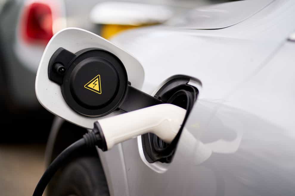 Soaring fuel prices mean the per mile cost of running an electric vehicle (EV) is around a fifth of petrol and diesel models, according to new analysis (John Walton/PA)