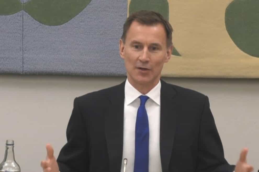 Jeremy Hunt has condemned the decision (Parliament TV/PA)