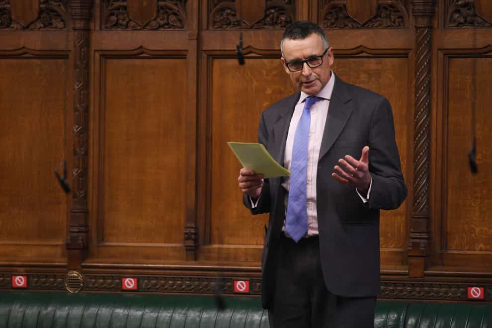 Conservative MP Sir Bernard Jenkin has said if the Government does not bring forward a Bill which holds out the serious prospect of the restoration of powersharing in Northern Ireland he will vote against it (Jessica Taylor/UK Parliament/PA)