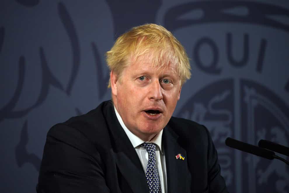 Boris Johnson warned of wages rising with inflation (Peter Byrne/PA)