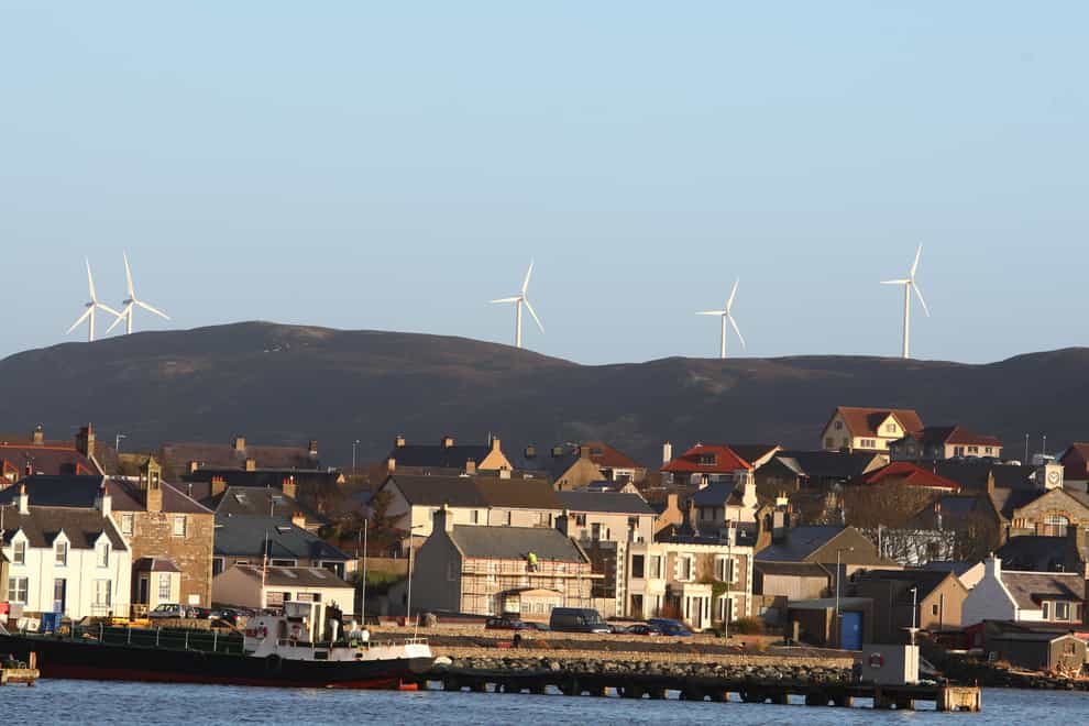 After other grants were removed, islanders would have to pay £48,000 per property to be connected (Andrew Milligan/PA)