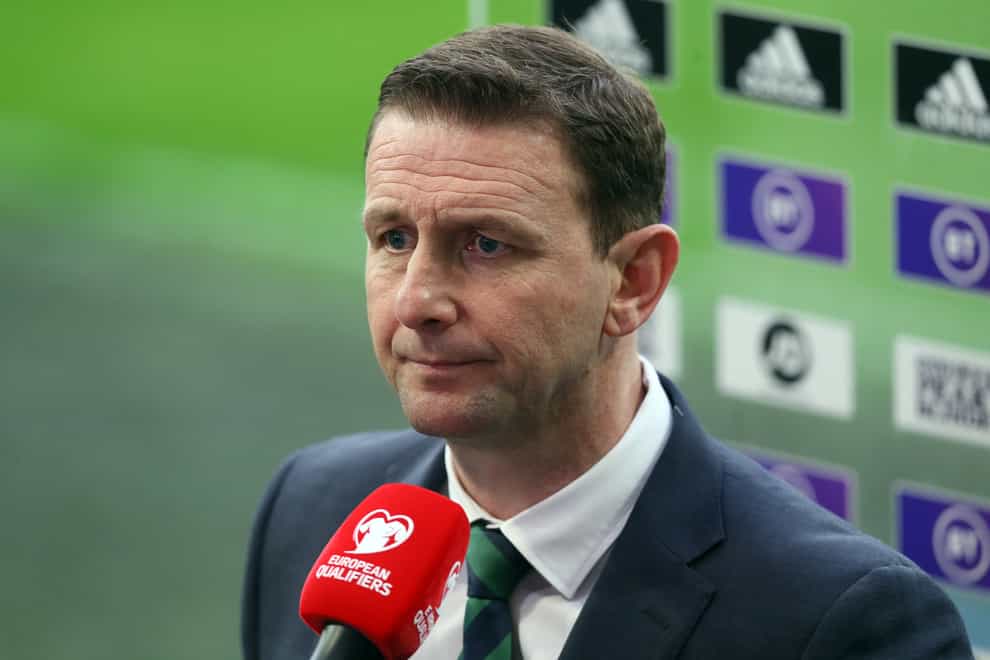 Ian Baraclough accepted the Northern Ireland fans’ frustration (PA)
