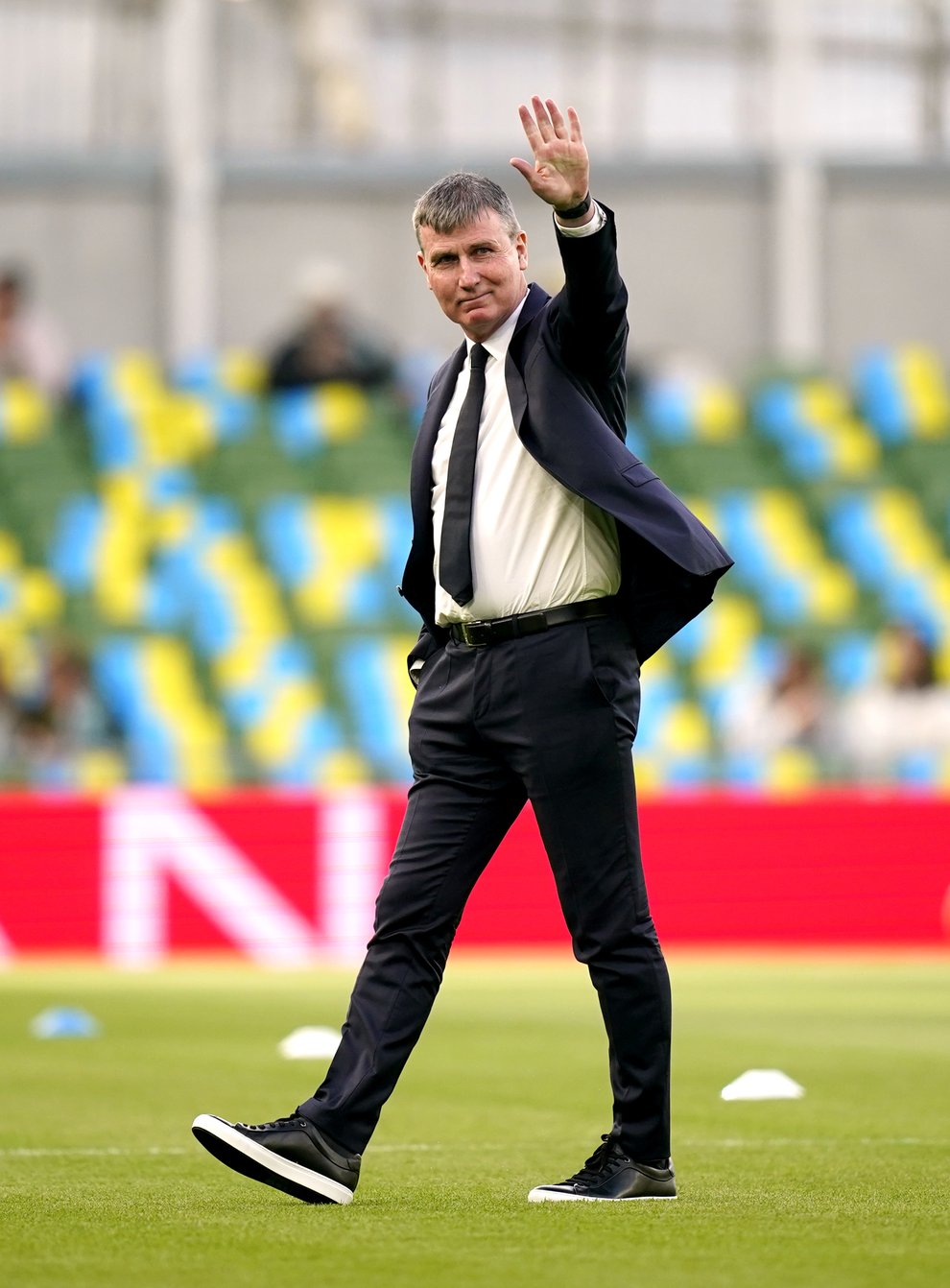 Republic of Ireland manager Stephen Kenny is convinced his plans remain on track (Niall Carson/PA)