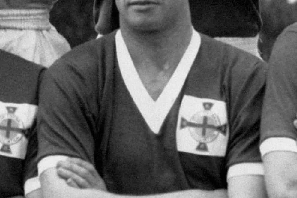 Billy Bingham both played for and managed Northern Ireland (PA)