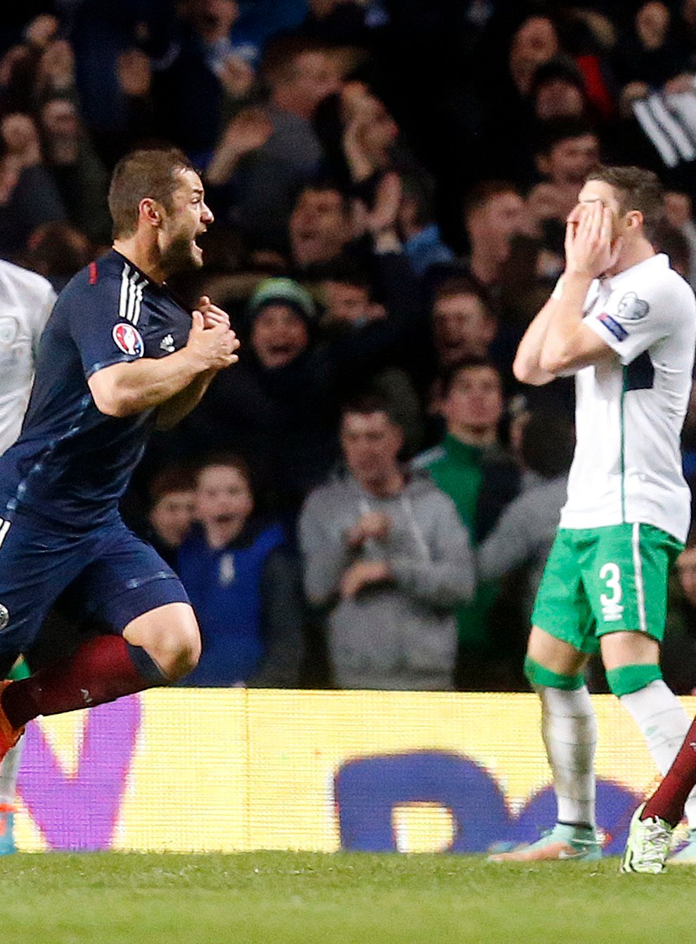 Shaun Maloney (left) fired Scotland to victory over the Republic of Ireland during the Euro 2016 qualifying campaign (Danny Lawson/PA)