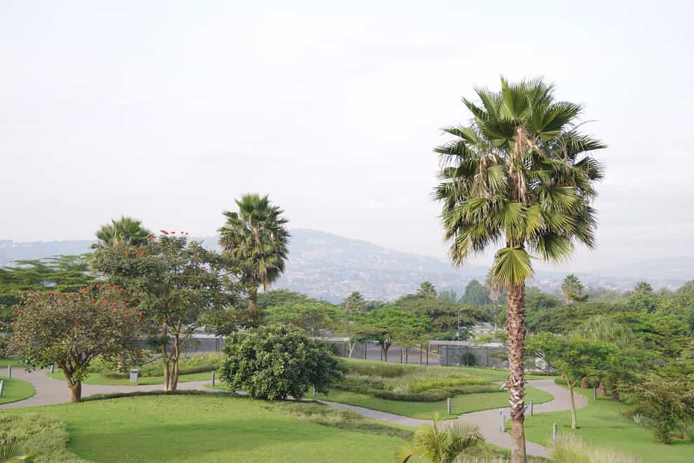 A view of Kigali, in Rwanda (Flora Thompson/PA)