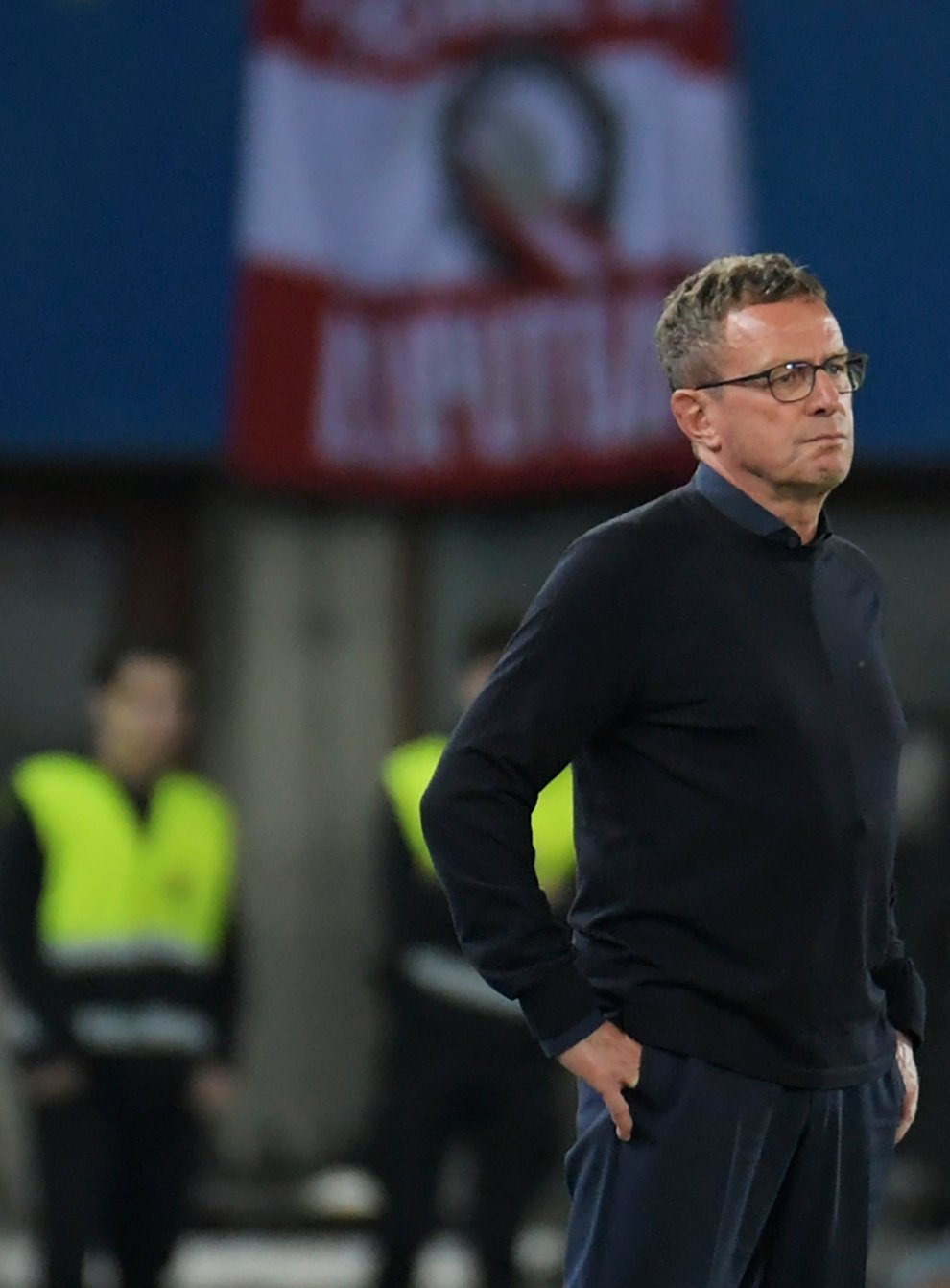Ralf Rangnick’s side drew 1-1 with world champions France (Michael Gruber/AP)