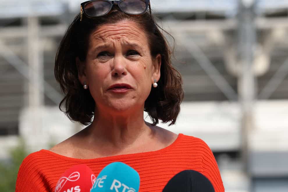 Sinn Fein’s President Mary Lou McDonald has said preparations should begin for a referendum on Irish unity (Sam Boal/PA)