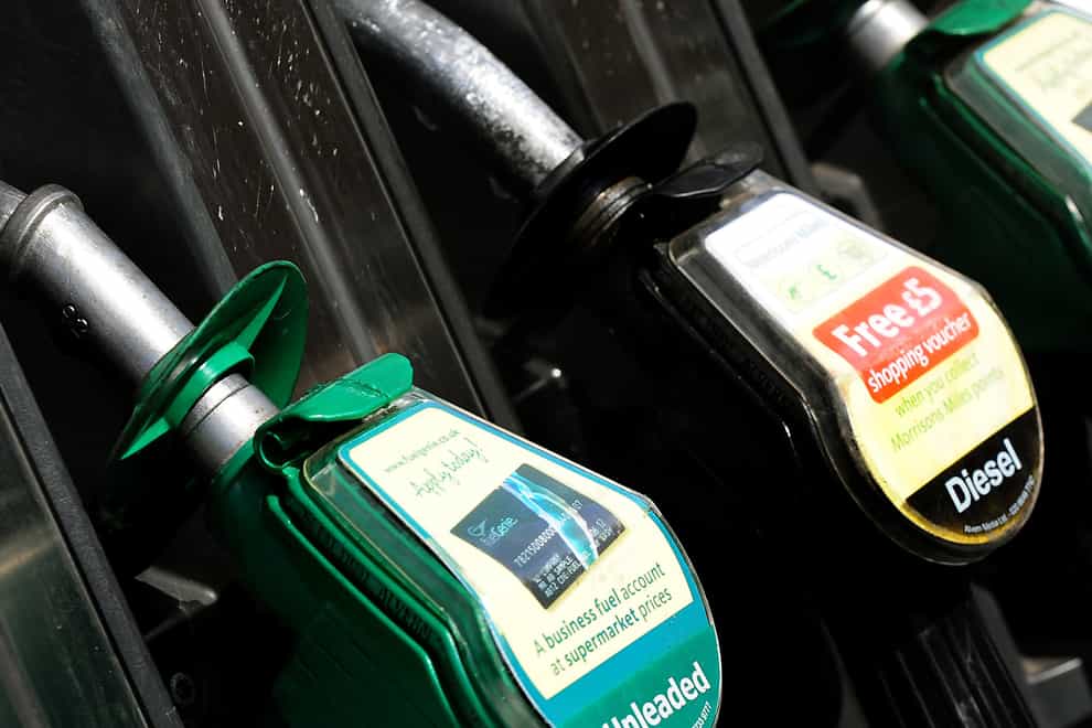 Petrol prices have been rocketing (Rui Vieira/PA)