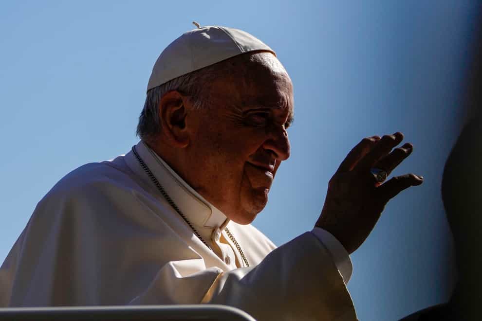 Pope Francis has cancelled his participation in a yearly Mass and procession next weekend due to ongoing knee pain, the Vatican said (Alessandra Tarantino/AP)