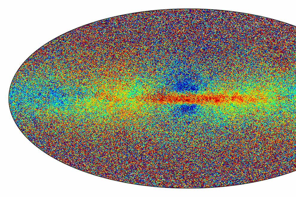A sample of the Milky Way stars in Gaia’s data release 3 (ESA Handout/AP)
