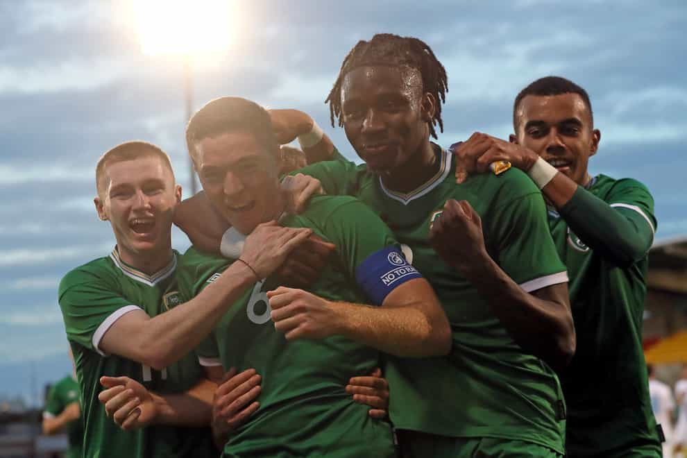 Republic of Ireland midfielder Conor Coventry (centre) is targeting victory in Italy (Brian Lawless/PA)