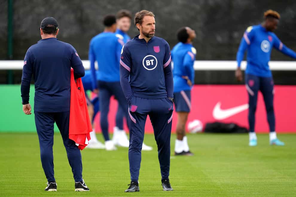 Gareth Southgate’s England are preparing to face Hungary (Nick Potts/PA)