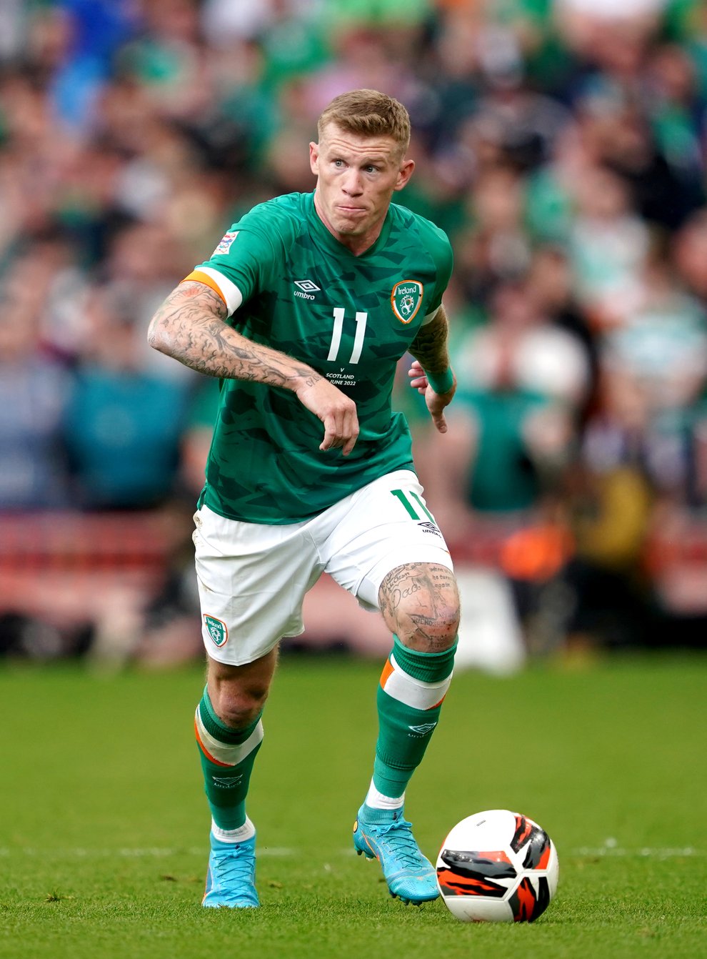 Republic of Ireland international James McClean is excited about the future (Brian Lawless/PA)