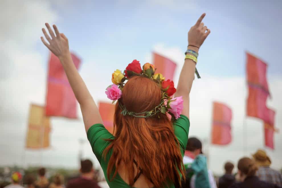 Fashion trends have come a long way since the first festival in 1970 (Anthony Devlin/PA)