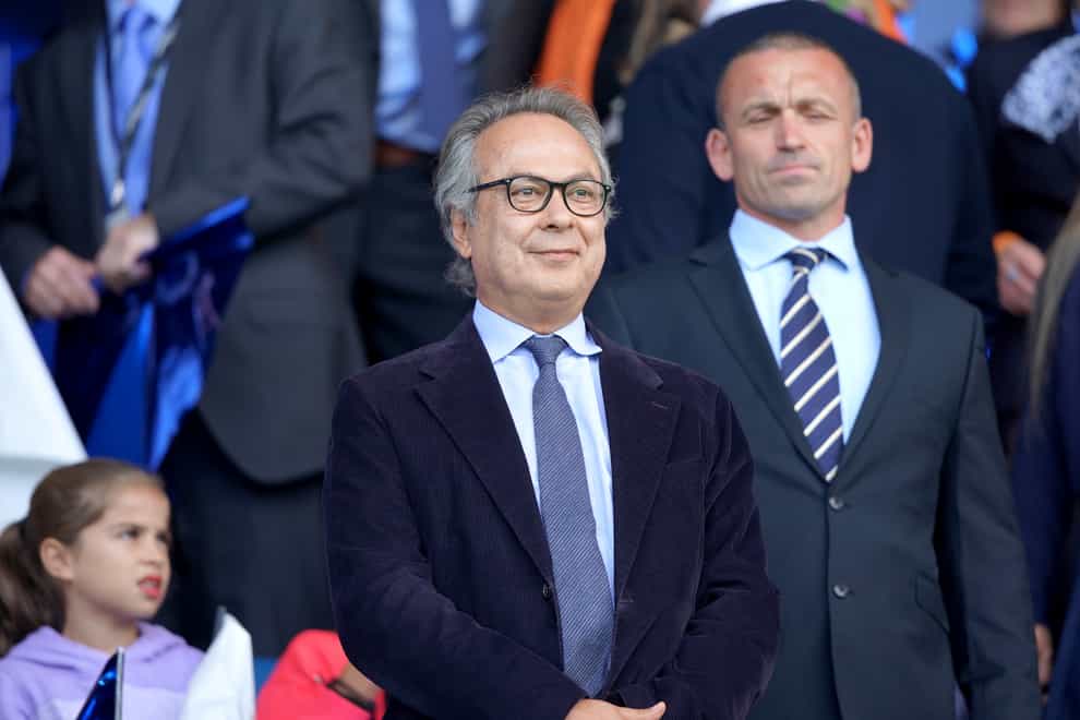 Everton owner Farhad Moshiri has held talks with an American-backed consortium over a potential sale of the club (Ian Hodgson/PA)