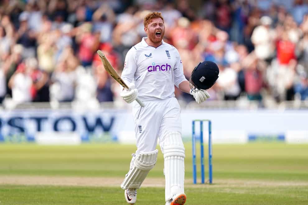 Jonny Bairstow scored the second fastest Test century by an Englishman in his side’s win (Mike Egerton/PA)