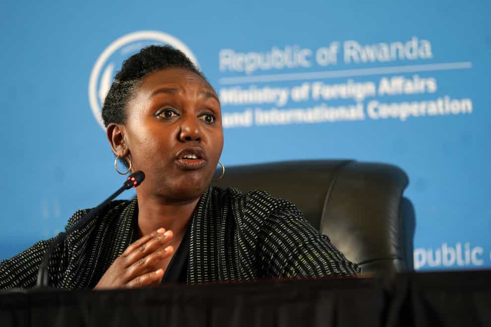 Yolande Makolo, spokeswoman for the Rwandan government (Victoria Jones/PA)