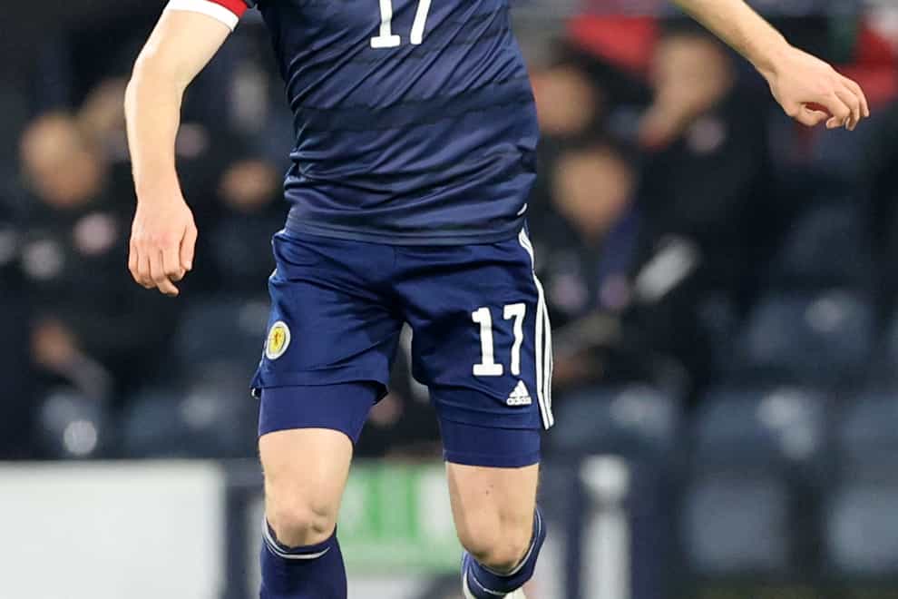 Stuart Armstrong helped keep Scotland’s dream alive with a double against Armenia (Steve Welsh/PA)