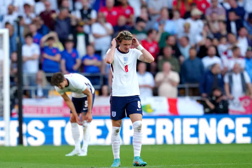 England’s humbling by Hungary joins a list of embarrassing defeats suffered by the national side (Nick Potts/PA)