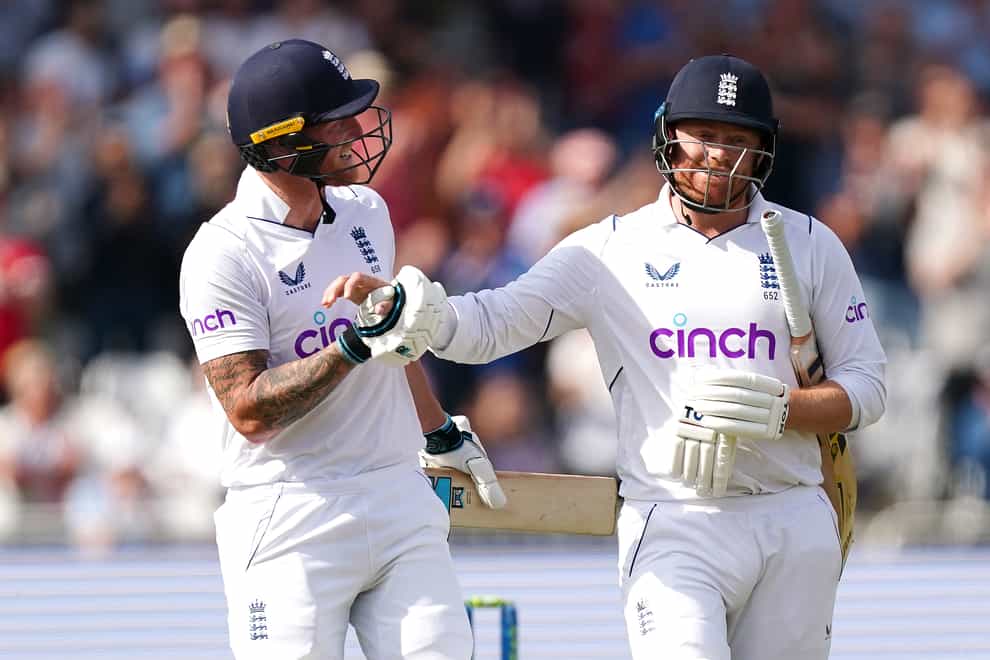 Ben Stokes and Jonny Bairstow inspired England to victory in the second Test against New Zealand (Mike Egerton/PA).