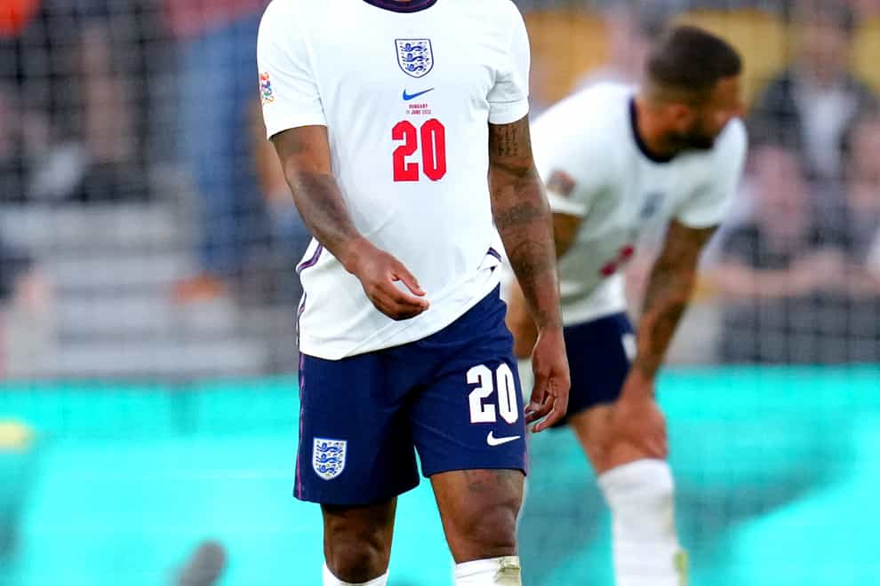 Raheem Sterling and England were stunned on Tuesday (Nick Potts/PA)