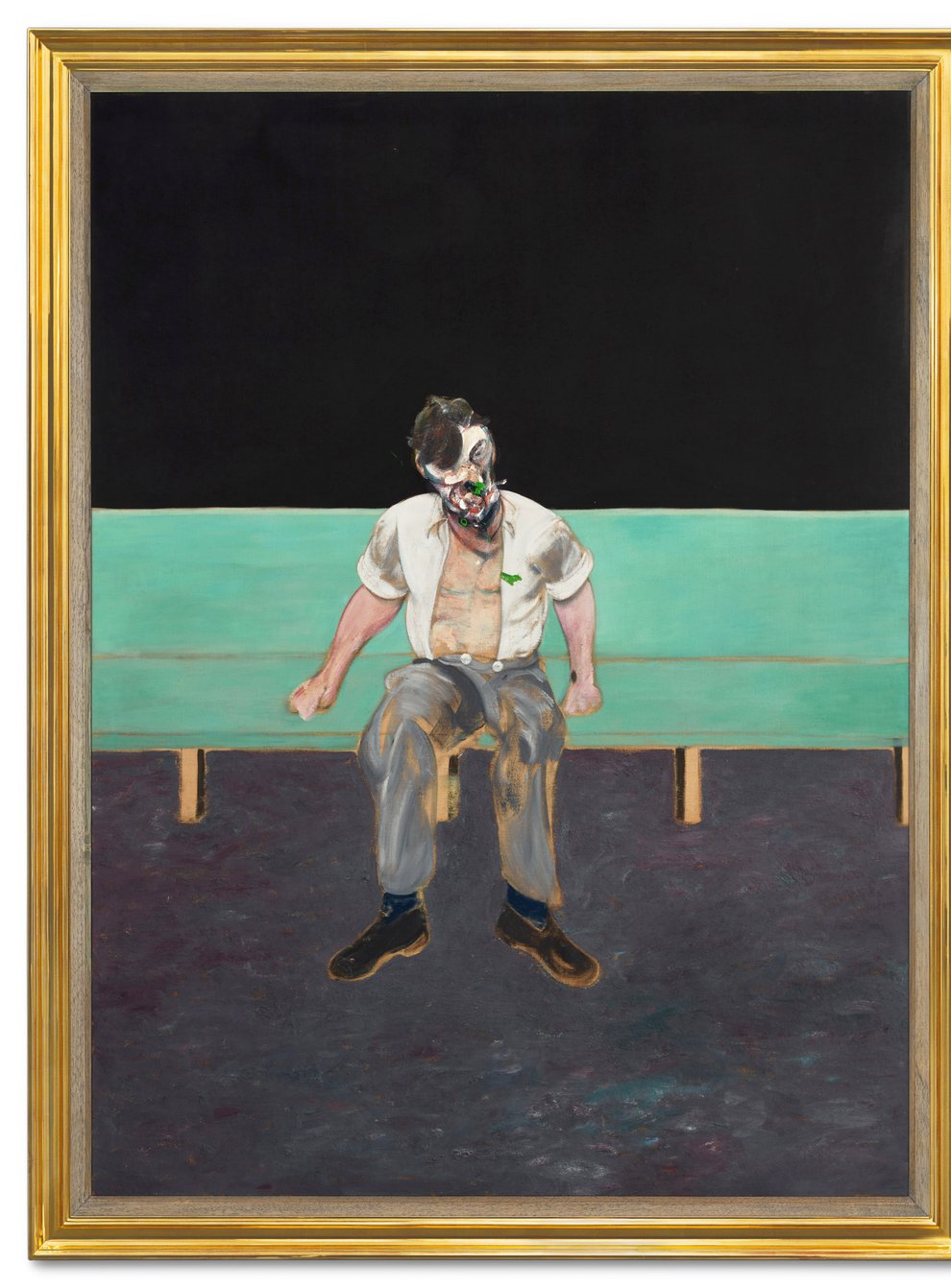 A portrait of Lucian Freud by Francis Bacon is set to go to auction for the first time (The Estate of Francis Bacon/DACSArtimage/PA)