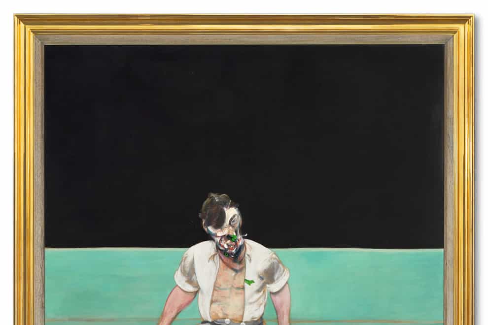 A portrait of Lucian Freud by Francis Bacon is set to go to auction for the first time (The Estate of Francis Bacon/DACSArtimage/PA)