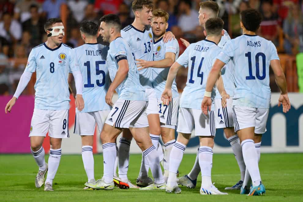 Scotland ended a disappointing camp on a high in Yerevan (Hakob Berberyan/AP)