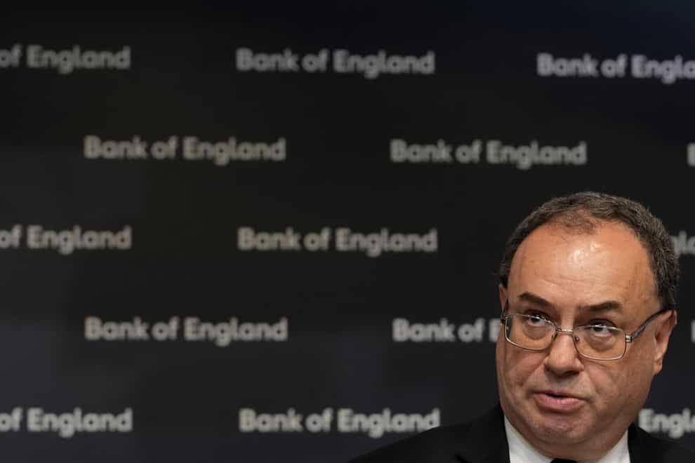 Governor of the Bank of England Andrew Bailey is likely to vote to only rise rates by 25 basis points, one expert said (Frank Augstein/PA)