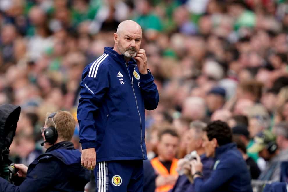 Steve Clarke has a lot to ponder (Brian Lawless/PA)