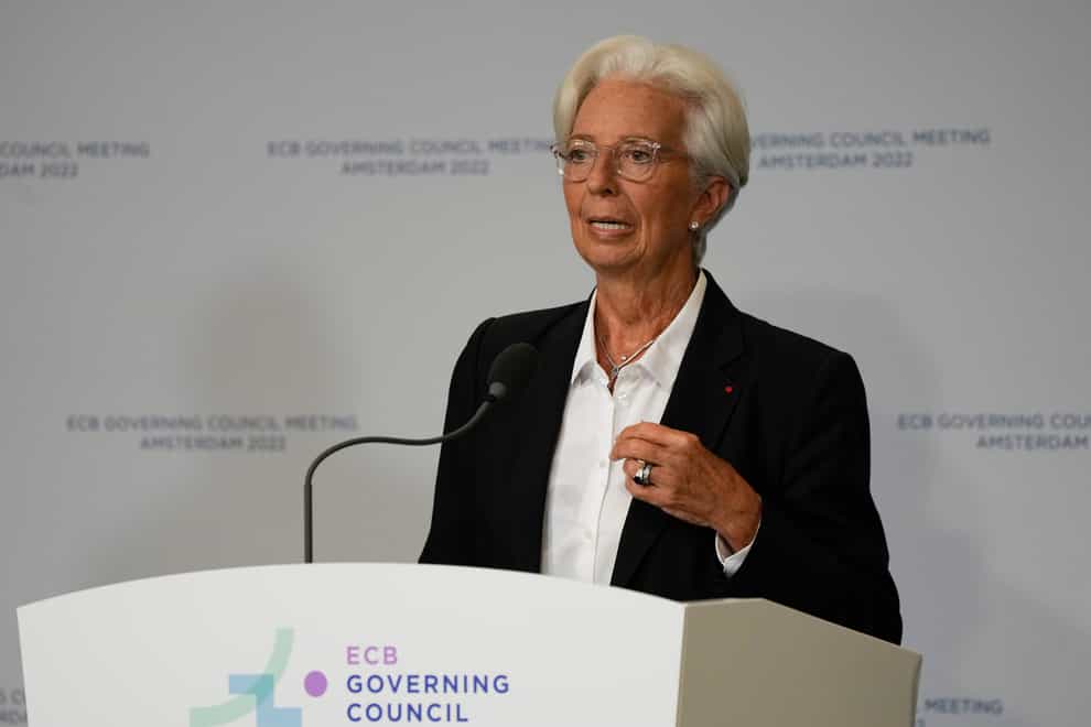 Christine Lagarde, European Central Bank president (AP)