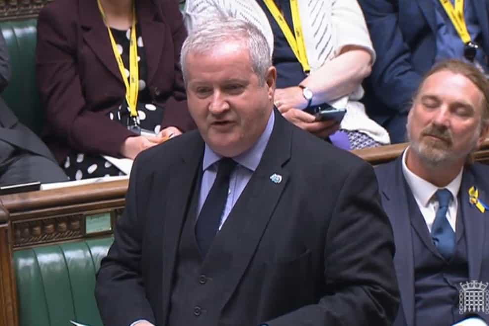 SNP Westminster leader Ian Blackford (House of Commons/PA)