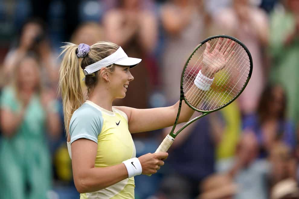 Great Britain’s Katie Boulter is through to the last eight (Zac Goodwin/PA)