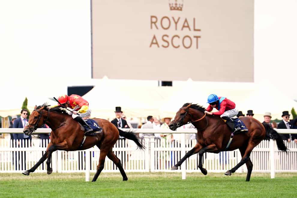 State of rest leads Bay Bridge in the Prince of Wales’s Stakes at Royal Ascot (David Davies/PA)