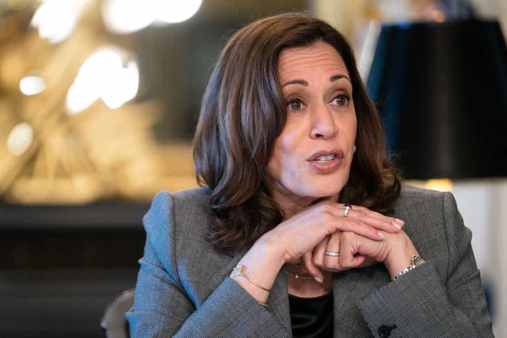 Kamala Harris is launching a task force to combat online abuse (AP Photo/Jacquelyn Martin)