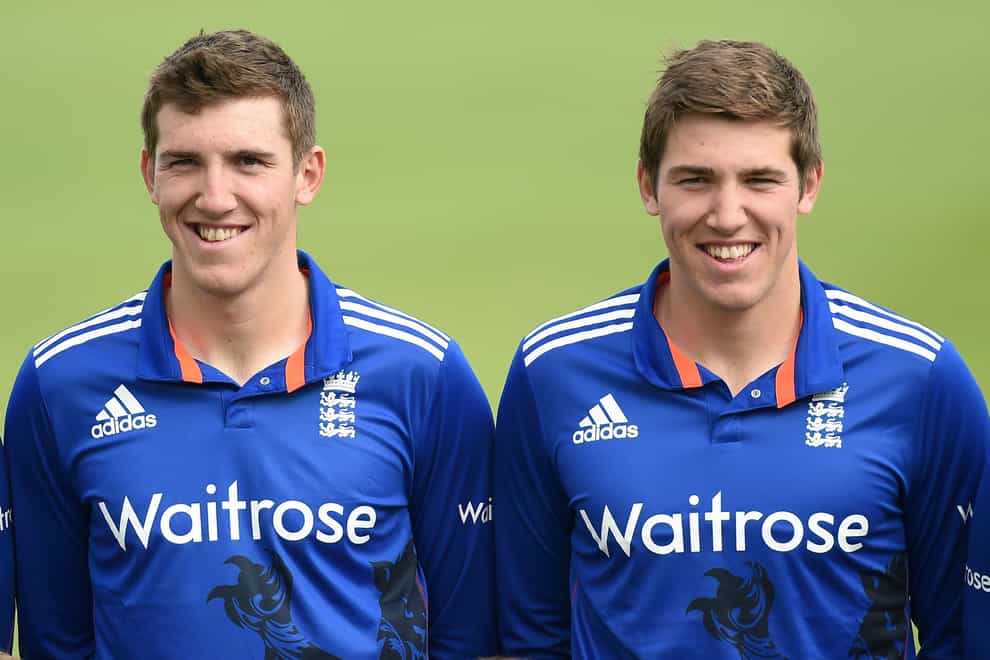Jamie Overton (right) has been called up for England alongside twin Craig (left) (Martin Rickett/PA)